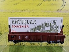 Technomodell H0e 4401 offener Güterwagen DR mit Heberleinbremse braun OVP / S12