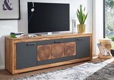 Massivholz TV-Board modern