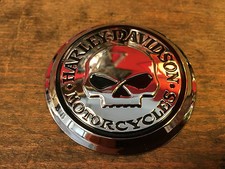 99670-04 SKULL® TANKDECKEL COVER HARLEY® SELBSTKLEBEND TOTENKOPF WILLIE G® TANK