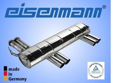 * EISENMANN BMW E46 M3 4x76 mm DAS ORIGINAL ! Edelstahl Endschalldämpfer*