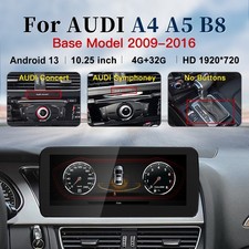 10.25" Kabellos Apple Carplay Autoradio 32GB Für Audi A5 B8 2009-16 Basismodell