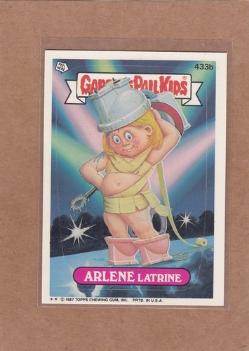 1987 topps garbage - garbage, kids