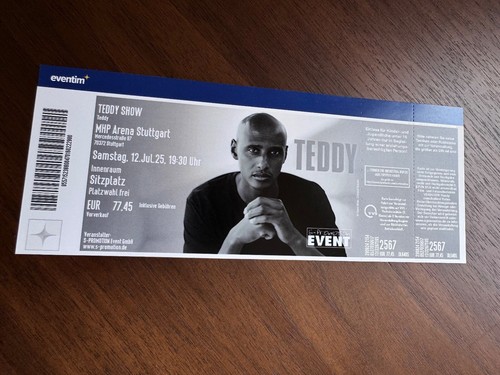 Teddy show tickets 25 - show,