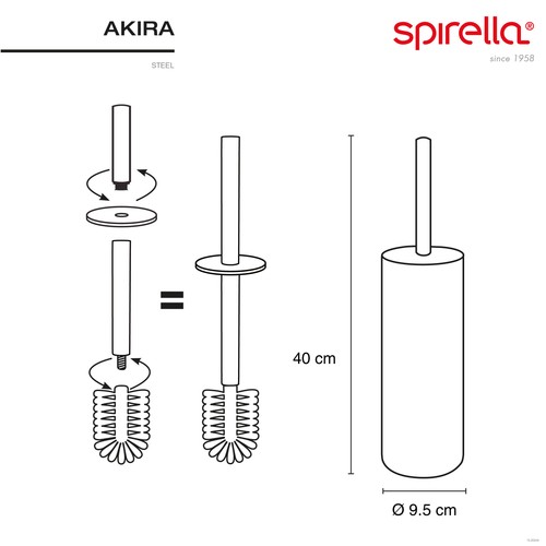 Spirella klobürste bürste - spirella, wc