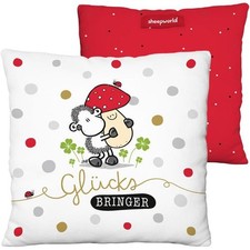 Sheepworld Plüschkissen Glücksbringer Glück 