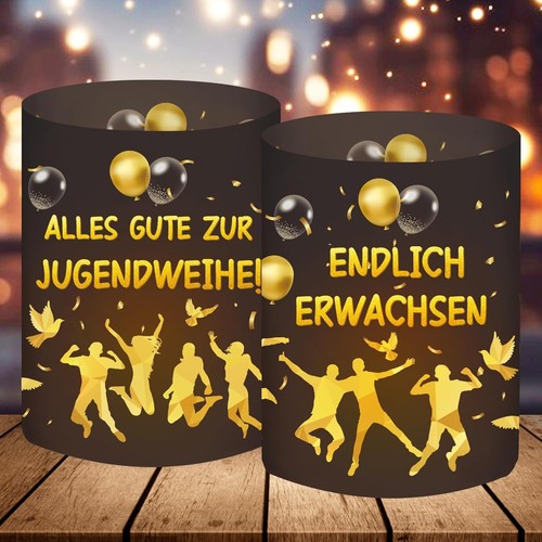 Windlicht tischdeko 12er set - tischdeko,