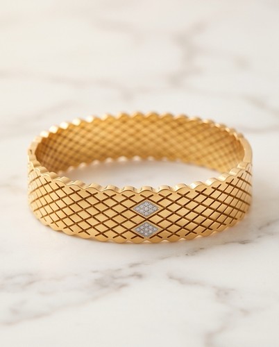 Gold farbe armreif edelstahl - farbe,