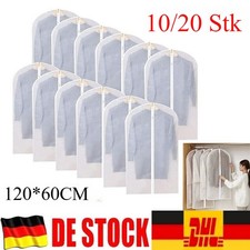 20X Kleidersack Anzughülle Kleider Schutzhülle Kleiderhülle Kleidersäcke 120x60