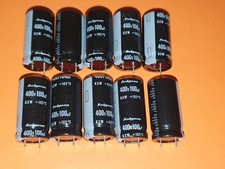 10x Elko 100µF / 400V Rubycon