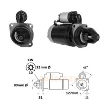 Anlasser passend für 580