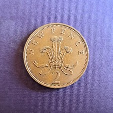 2 New Pence Münze aus