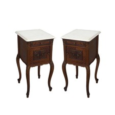 2 antike Nachtschränke Louis