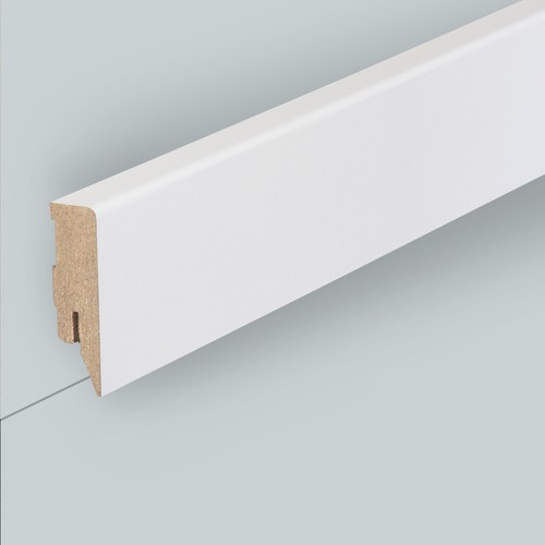 Sockelleisten weiß mdf x - weiß,