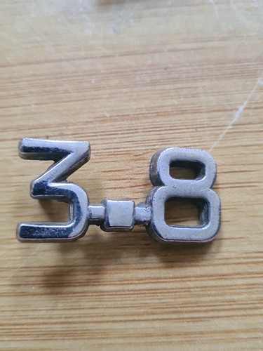 Jaguar mark badge 8 chrome - jaguar, 3.8