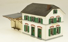 Lasercut-Fertigmodell Bahnhof