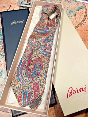 Brioni roma seidenkrawatte - roma,