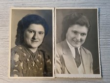 2x tolles altes Foto  Portrait