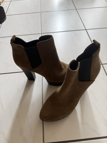 Guess high stiefelette kahki - high,