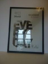 Nielsen accent 30x40cm blau Holz Rahmen Wechselrahmen Bilderrahmen