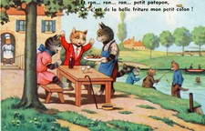 UND Rum kleiner Pfote Es ist