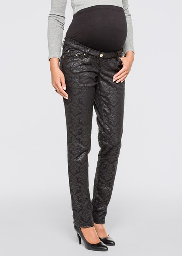 Umstandsmode jeans schwarz mit - umstandsmode,