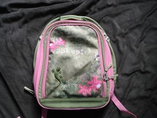 Navy SKUP 5 Rucksack Schule Schultasche Schulranzen mit Gekko * TOP Zustand 