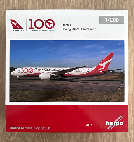 Herpa qantas boeing 787 - boeing, 787-9