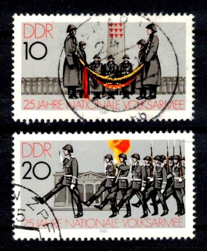 Ddr 2580 2581 gestempelt - ddr,