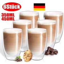 6 Stück Doppelwandgläser