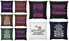 Pferde Sprüche Kissen - Noriker - Tinker - Shire Horse - Knabstrupper - Deko 