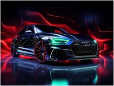 Auto Poster oder Leinwand -