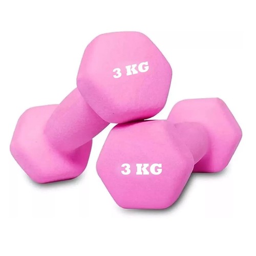 Neopren hanteln 3kgx2 set - hanteln,