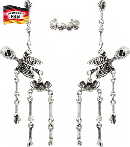 Halloween ohrring set damen - halloween,