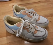 GRACELAND Sneaker Turnschuhe Sportschuhe Halbschuhe Gr. 38 Weiss, Bunte Elemente