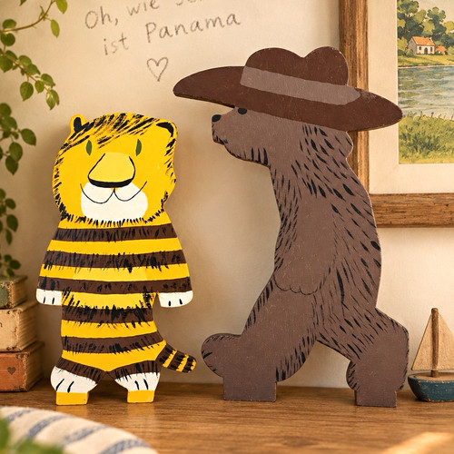 Janosch holzfiguren set - holzfiguren,