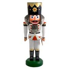 Nußknacker König weiß