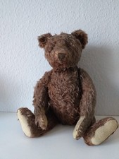 Steiff Teddy Bär Max Höhe 42 cm Knopf Eisen langes F  , 301125K-3