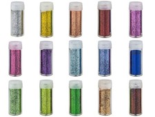 Glitzerpulver Glitter Glimmer Glitzer 10gr in Streudose zum Basteln, Dekorieren