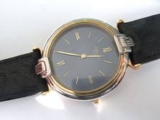 Vintage Armbanduhr J. Chevalier Swiss 2 Farben, läuft