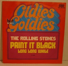 THE ROLLING STONES - Paint it Black/Long Long While - 7" Single, DECCA 1966 Ri