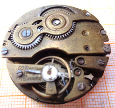 Antikes Taschenuhr Werk Hercules Stiftanker defekt Teilewerk  D= 39 mm HS 57