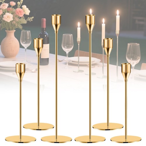 Kerzenständer metall 6er set - kerzenständer,
