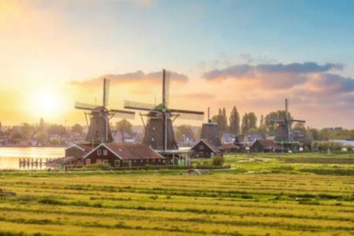 Wandbild windmühlen in - windmühlen,