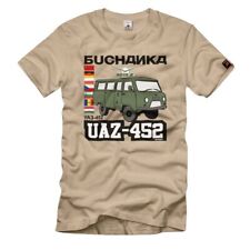 T-Shirt UAZ-452 Buchanka Bus Transporter NVA Sowjet Russland #38234