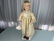 Künstlerpuppe Puppe Porzellan Puppe 62 cm. Top Zustand  