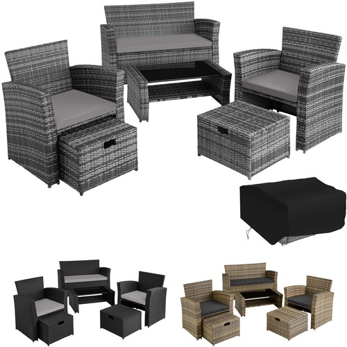Poly rattan sitzgruppe - poly,