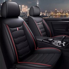 2 x PU-Leder Auto Sitzbezüge Sitzbezug Schonbezüge für Mercedes-Benz C-Klasse