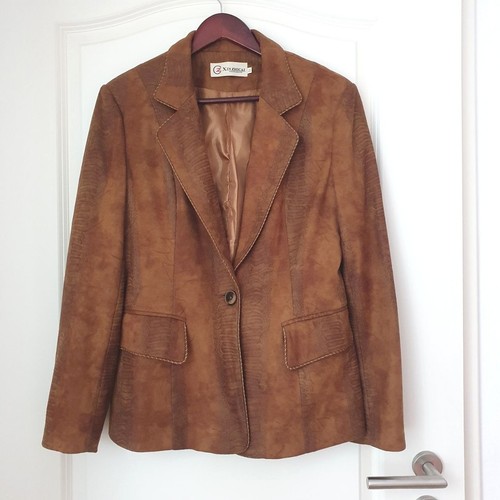 Damen leder jacke - leder-jacke, 40