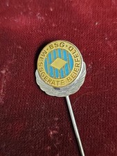 Alte Anstecknadel Fußball Ehrennadel BSG Messgeräte Beierfeld  [314]