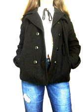 Damen Jacke Gr. 38 G-Star Raw 3301 Caban Style Trendmode Mädchen Herbst Winter25